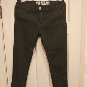 Dark Army Green Skinny fit pants